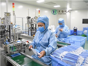 口罩廠生產(chǎn)車間